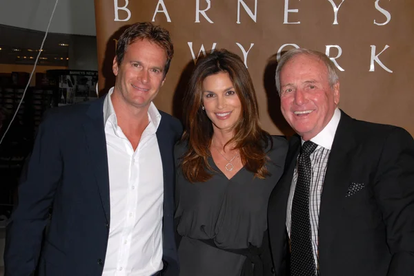 Rande Gerber Cindy Crawford Och Jerry Weintraub Hyllning Jerry Weintraub — Stockfoto