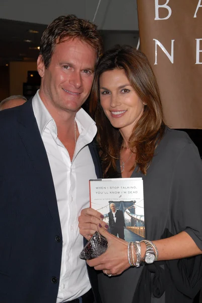 Rande Gerber Cindy Crawford Celebration Jerry Weintraub New Book Stop — Stock Photo, Image