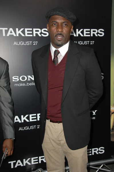 Idris Elba en el estreno mundial de "Takers", Arclight Cinerama Dome, Hollywood, CA. 08-04-10 — Foto de Stock