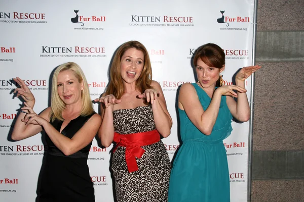 Angela Kinsey, Jenna Fischer, Ellie Kemper — Stock Photo, Image