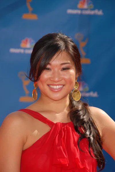 Jenna Ushkowitz at the 62nd Annual Primetime Emmy Awards, Nokia Theater, Los Angeles, CA. 08-29-10 — Stock Photo, Image