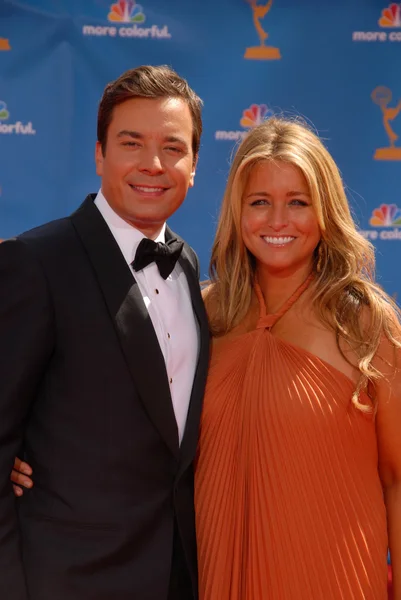Jimmy Fallon at the 62nd Annual Primetime Emmy Awards, Nokia Theater, Los Angeles, CA. 08-29-10 — Stock Photo, Image