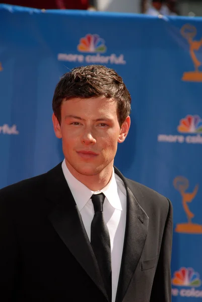 Cory Monteith at the 62nd Annual Primetime Emmy Awards, Nokia Theater, Los Angeles, CA. 08-29-10 — Stock fotografie