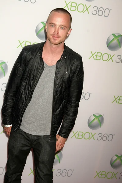 Aaron Paul na estreia mundial do Projeto Natal para XBOX 360 Imaginado pelo Cirque Du Soleil, Galen Center, Los Angeles, CA. 06-13-10 — Fotografia de Stock