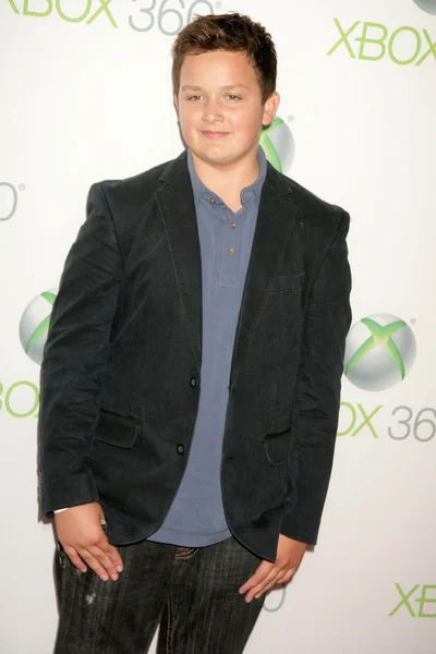 Noah Munk alla prima mondiale di "Project Natal" per XBOX 360 Imagined by Cirque Du Soleil, Galen Center, Los Angeles, CA. 06-13-10 — Foto Stock