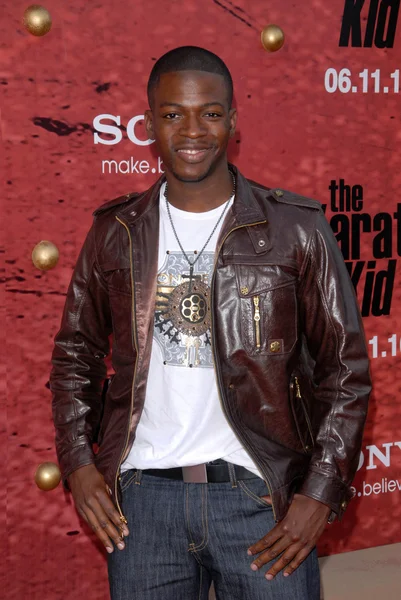 Cedric Sanders v "Karate Kid" Los Angeles Premiere, divadlo Mann, Westwood, CA. 06-07-10 — Stock fotografie