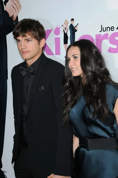 Ashton Kutcher, Demi Moore — Zdjęcie stockowe