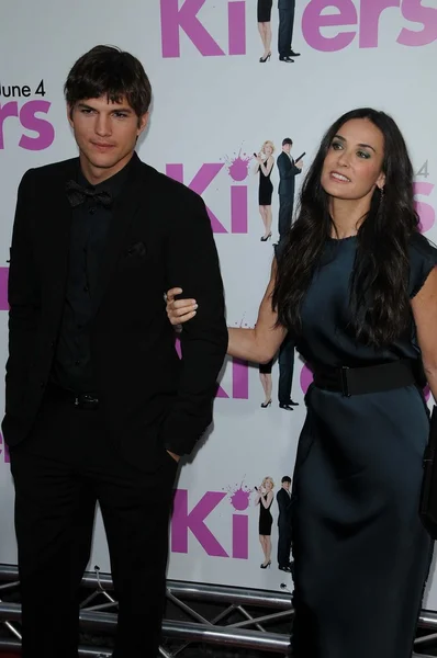 Ashton Kutcher, Demi Moore — Stock Photo, Image