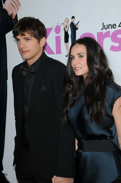 Ashton Kutcher, Demi Moore — Zdjęcie stockowe