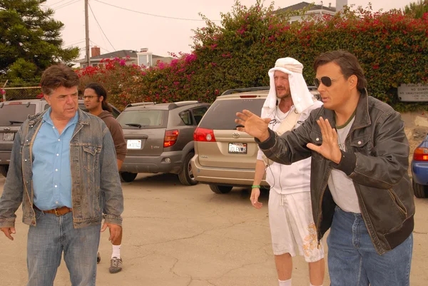 Damian Chapa op de set van de tweede dag van schieten "Brando ongeautoriseerde," prive-locatie, San Pedro, ca. 06-28-10 — Stockfoto