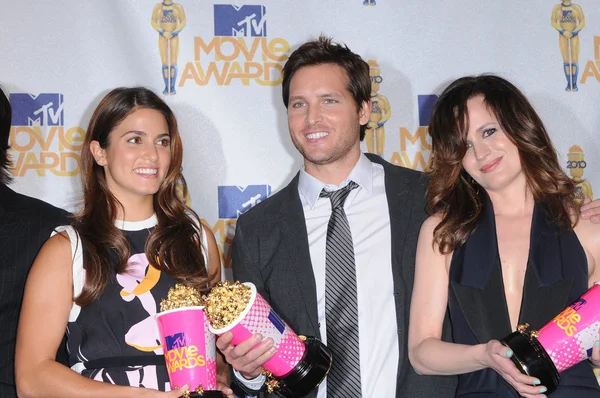 Nikki Reed, Peter Facinelli ed Elizabeth Reaser — Foto Stock