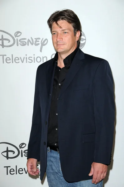 Nathan Fillion al Disney ABC Television Group Summer 2010 Press Tour - Sera, Beverly Hilton Hotel, Beverly Hills, CA. 08-01-10 — Foto Stock