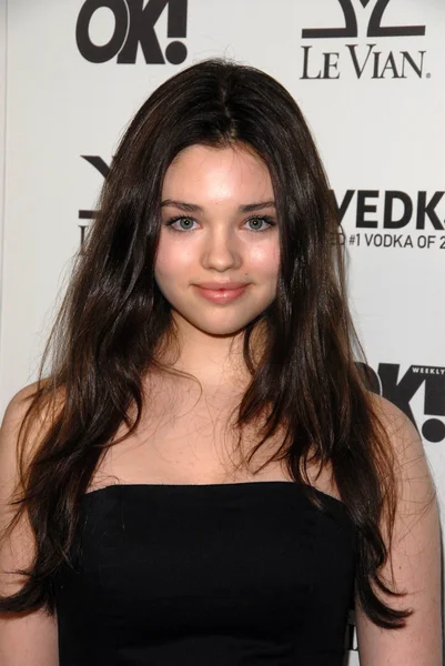 India Eisley at the OK Magazine USA Fifth Anniversary Party, La Vida, Hollywood, CA. 08-01-10 — Stock fotografie