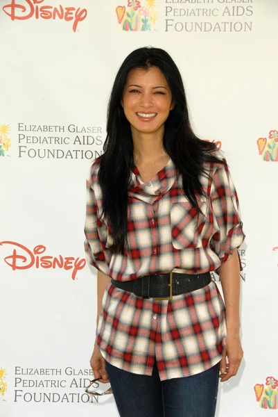 Kelly Hu at the 2010 A Time For Heroes Celebrity Picnic, Wadsworth Theater, Los Angeles, CA. 06-13-10 — Stock Photo, Image