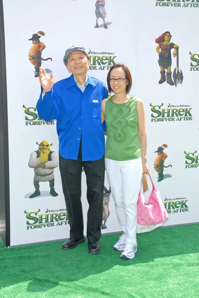 James Hong at the "Shrek Forever After" Los Angeles Premiere, Gibson Amphitheater, Universal City, CA. 05-16-10 — Stock Photo, Image