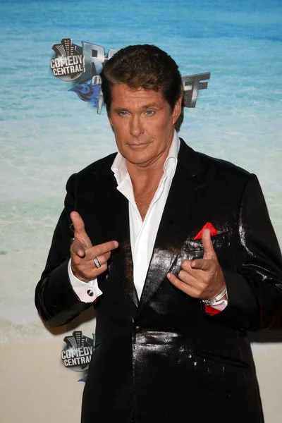 David Hasselhoff at the Comedy Central Roast of David Hasselhoff, Sony Studios, Culver City, CA. 08-01-10 — Stock Photo, Image