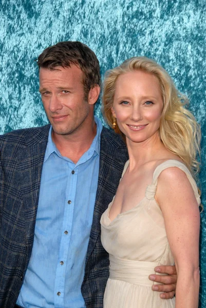 Thomas jane och anne heche — 图库照片