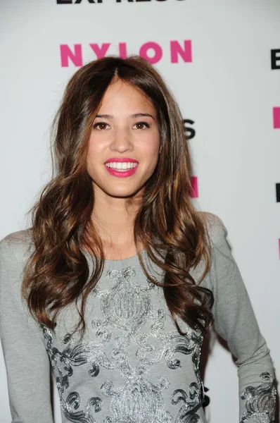 Kelsey chow bei nylon magazine und express present the denim issue party, the london, los angeles, ca. 10-08-10 — Stockfoto
