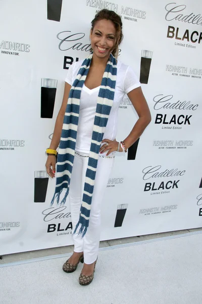 Nadia Dawn at the Cadillac Men's Fragrance Celebrity White Party, Style Lounge, Studio City, CA. 06-29-10 — Stock Photo, Image
