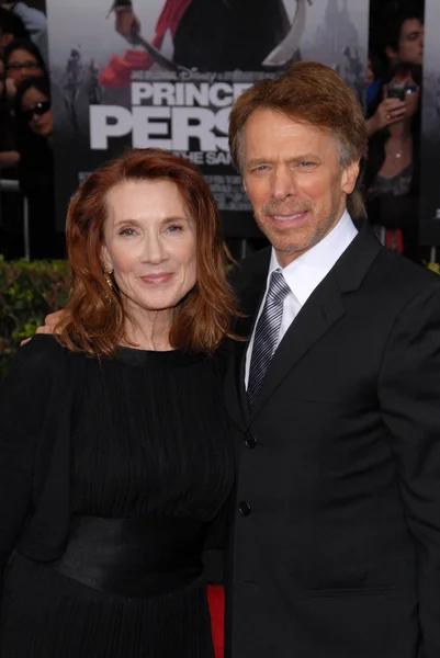 Jerry Bruckheimer på "Prince of Persia: The Sands of Time" Los Angeles Premiere, kinesisk teater, Hollywood, CA. Tilsætningsstoffets sammensætning: - Stock-foto