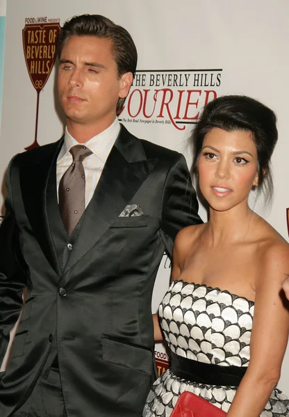 Scott Disick y Kourtney Kardashian — Foto de Stock