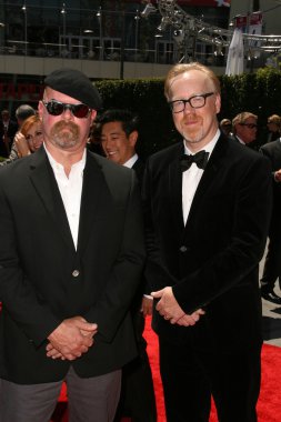 Jamie Hyneman and Adam Savage at the 2010 Primetime Creative Arts Emmy Awards, Nokia Theater L.A. Live, Los Angeles, CA. 08-21-10
