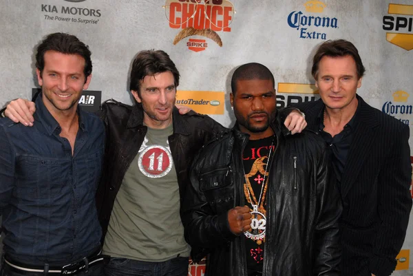 Bradley Cooper, Sharlto Copley, Quinton "Rampage" Jackson, Liam Neeson — Zdjęcie stockowe