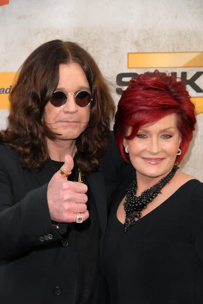 Ozzy osbourne ve sharon Osbourne'un — Stok fotoğraf