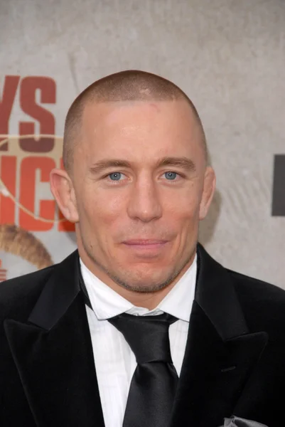 Georges St. Pierre på Spike TV: s 4: e årliga "guys Choice Awards", Sony Studios, Culver City, ca. 06-05-10 — Stockfoto