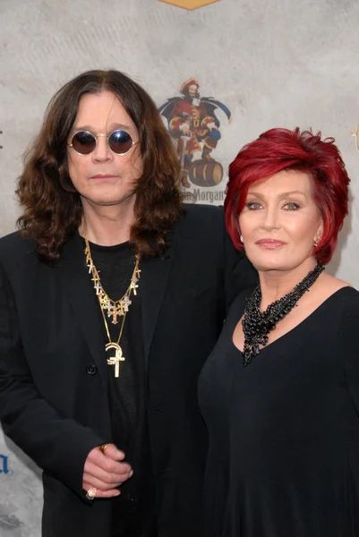 Ozzy osbourne i sharon osbourne — Zdjęcie stockowe