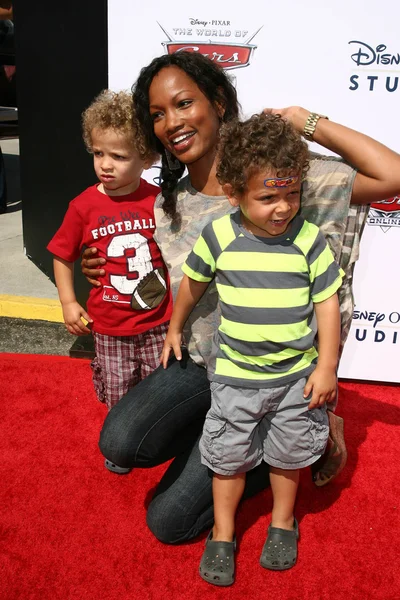 Garcelle beauvais "araba" online, dünya lansmanı, bobs koca oğlan, burbank, ca. 08-11-10 — Stok fotoğraf