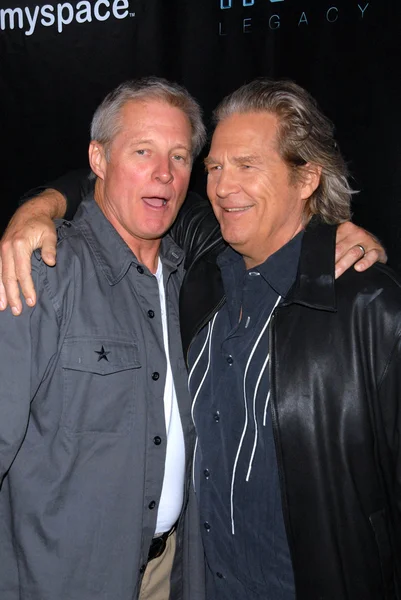 Bruce Boxleitner e Jeff Bridges — Foto Stock
