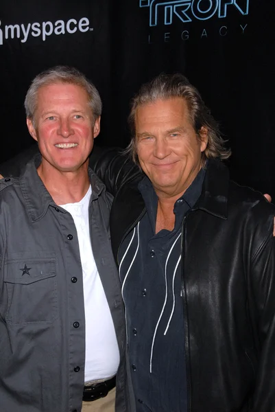 Bruce Boxleitner and Jeff Bridges — Stock Photo, Image