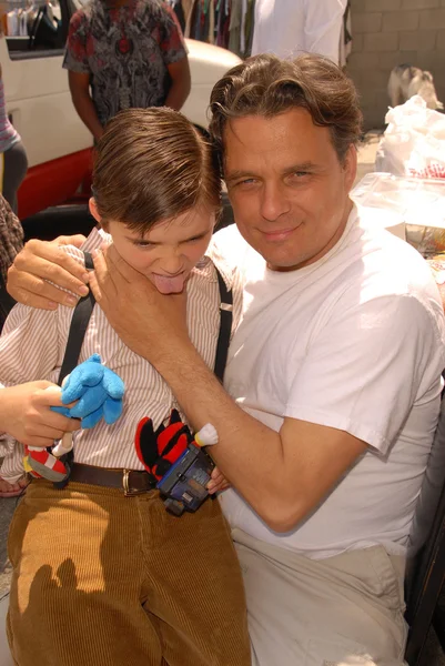 Presley Chapa e padre Damian Chapa — Foto Stock