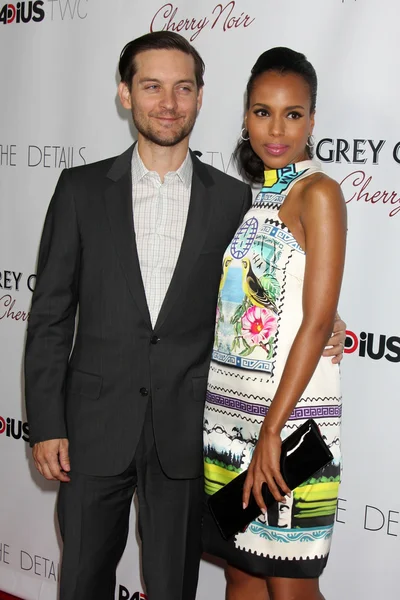 Tobey Maguire, Kerri Washington — Foto de Stock