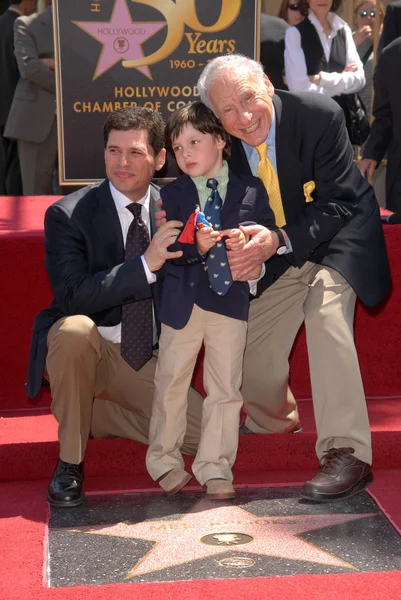 Max brooks, oğlu henry ve mel brooks — Stok fotoğraf