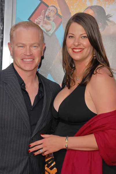 Neal McDonough and wife — Stock Photo, Image