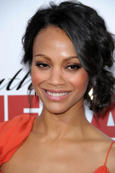 Zoe zaldana "cenazede ölüm" dünya prömiyeri, arclight, hollywood, ca. 04-12-10 — Stok fotoğraf