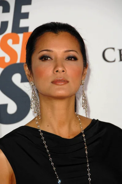 Kelly hu op de 17e jaarlijkse race te wissen ms, eeuw plaza hotel, century city, ca 05-07-10 — Stockfoto