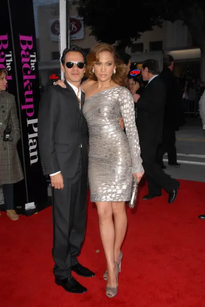 Marc Anthony and Jennifer Lopez — Stock Photo, Image