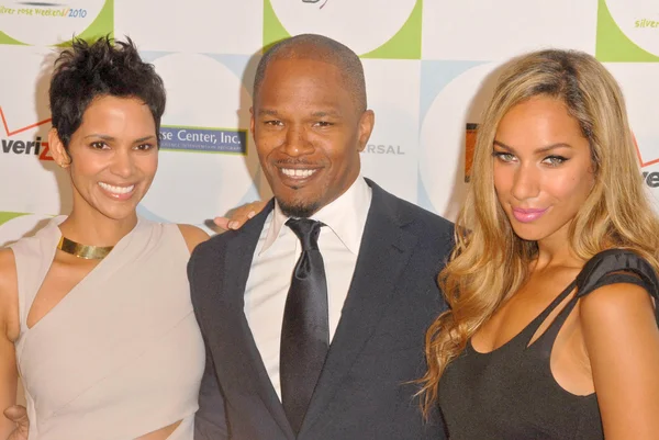 Halle Berry, Jamie Foxx and Leona Lewis — Stock Photo, Image