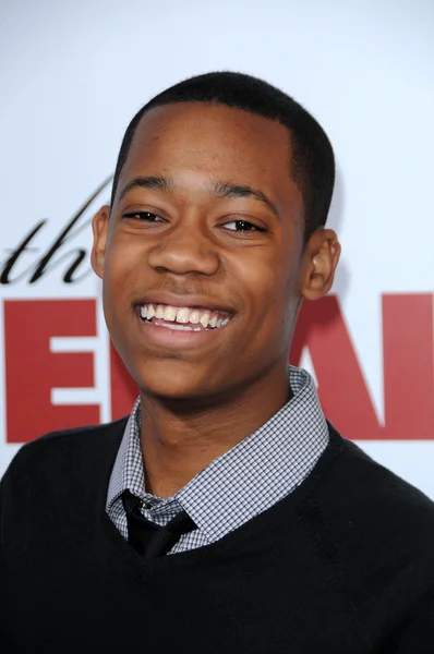 Tyler James Williams di acara "Death at a Funeral" World Premiere, Arclight, Hollywood, CA. 04-12-10 — Stok Foto