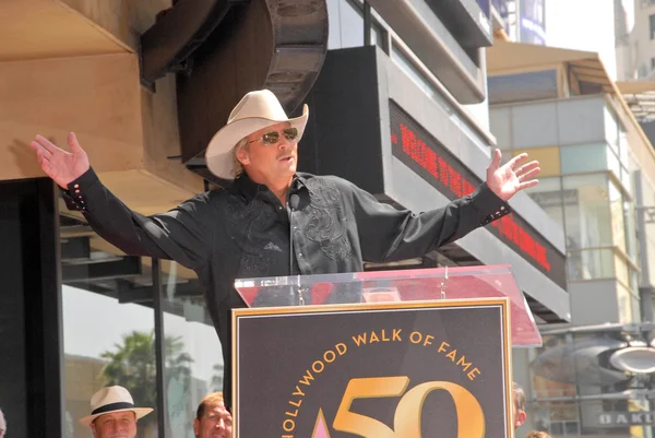 Alan Jackson en la ceremonia de la estrella de Alan Jackson — Foto de Stock