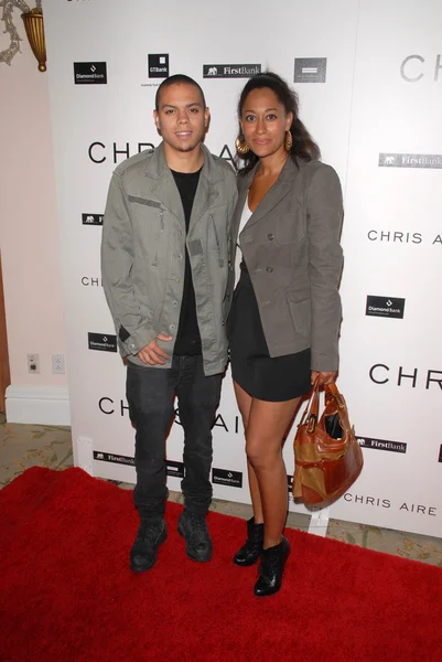 Evan ross en tracee ellis ross — Stockfoto