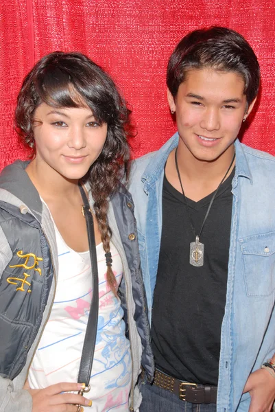 Fivel Stewart and Booboo Stewart — Stock Photo, Image