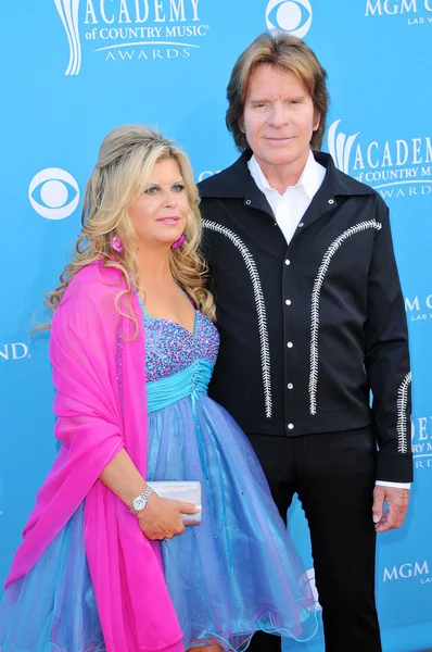 John Fogerty e Esposa Julie — Fotografia de Stock