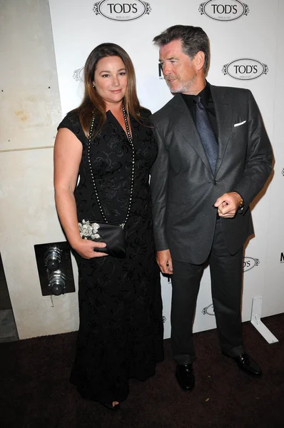 Keely Shaye Smith and Pierce Brosnan at the Tod — Stock Photo, Image