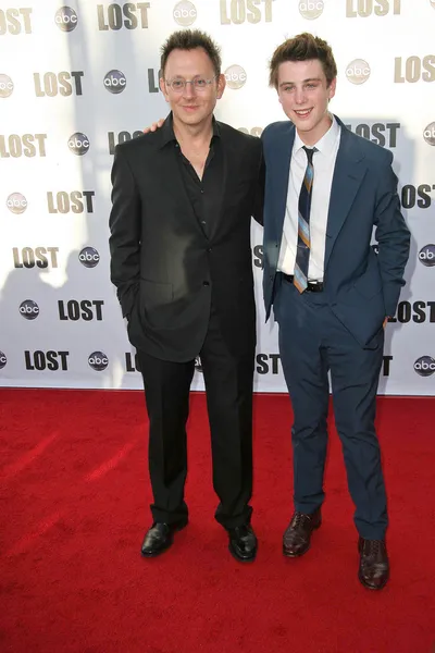Michael emerson, sterling beaumon at "lost" live: the final feier, royce halll, ucla, westwood, ca. 13.05. — Stockfoto