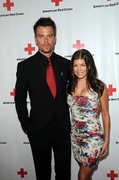 Josh Duhamel és Stacy Ferguson — Stock Fotó