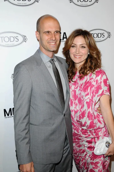 Eduardo Ponti and Sasha Alexander at the Tod — Stock Photo, Image